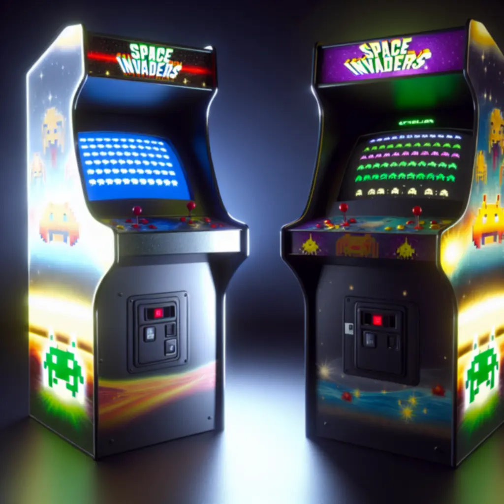 Space Invaders po renowacji – odświeżona grafika i skalibrowany monitor CRT